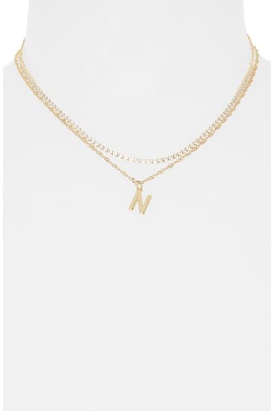 Leith Initial & Cubic Zirconia Necklace Set 6