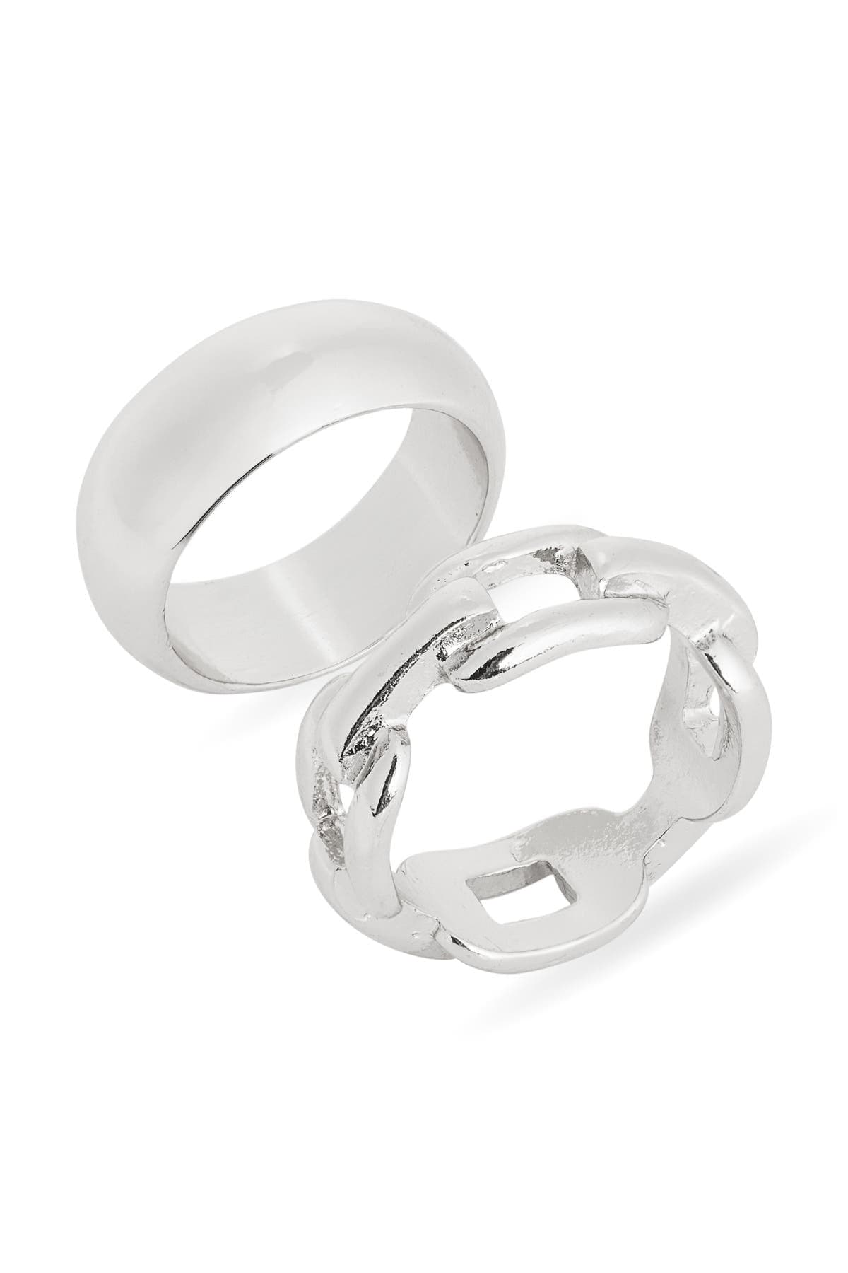 Leith Set of 2 Assorted Rings