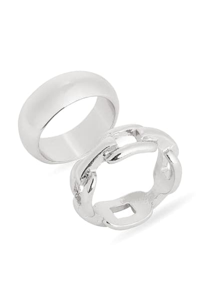 Leith Set of 2 Assorted Rings 1
