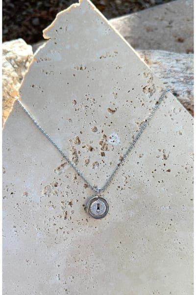 Adornia Cubic Zirconia Dancing Stone Pendant Necklace 3