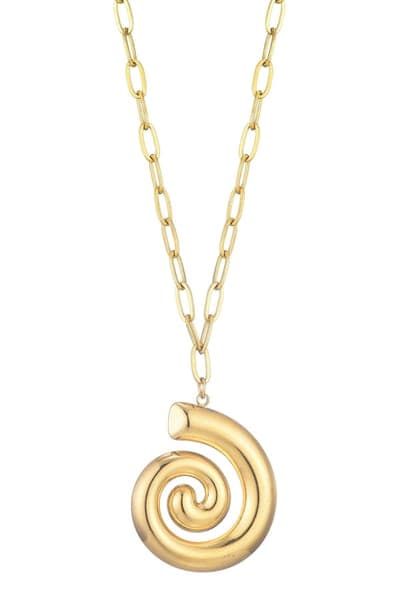 Adornia Swirl Pendant Necklace 1