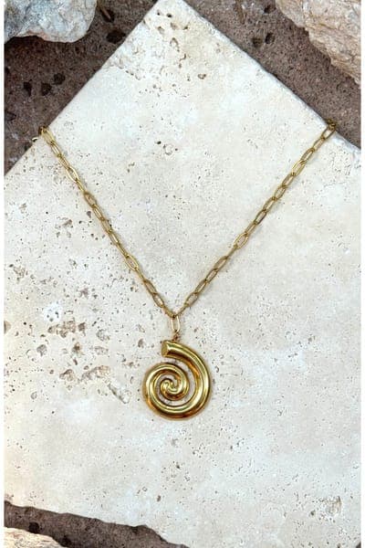 Adornia Swirl Pendant Necklace 3