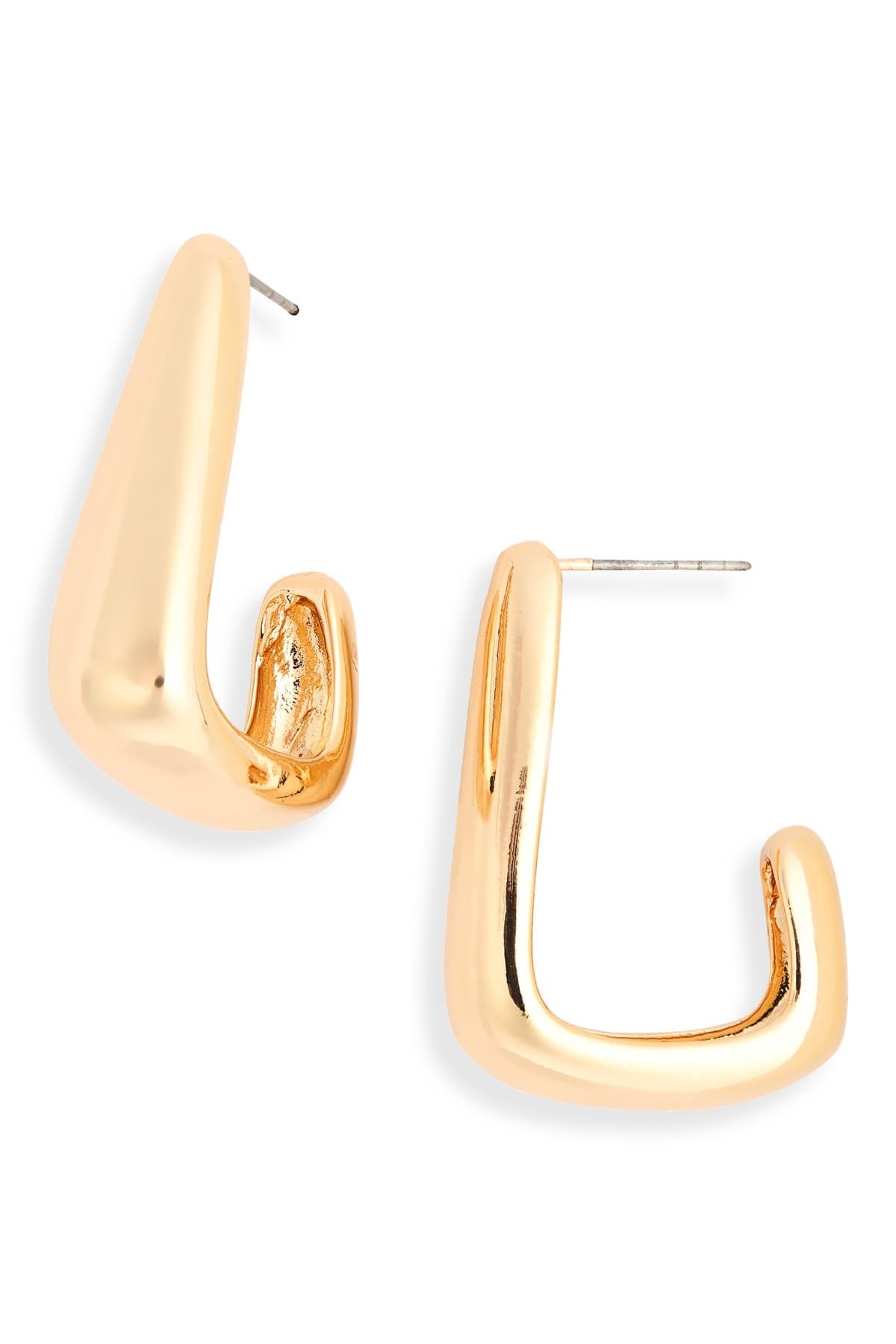 Leith Angular Hoop Earrings