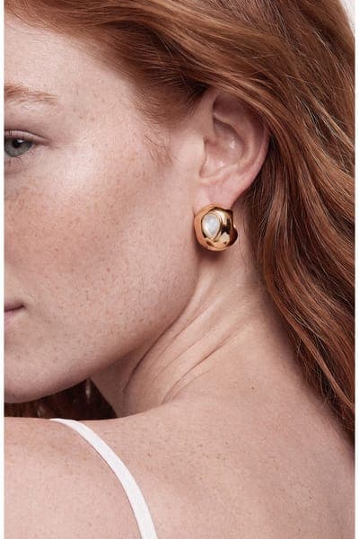 Ettika Glowing Gem Huggie Hoop Earrings 3