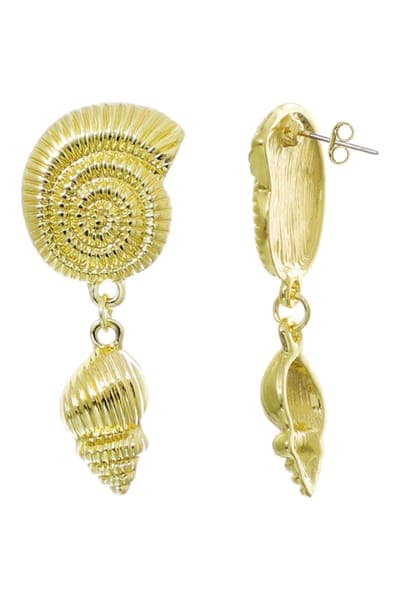 Adornia Shell Drop Earrings 4