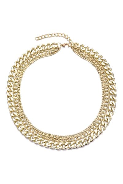 Adornia Layered Chain Necklace 1