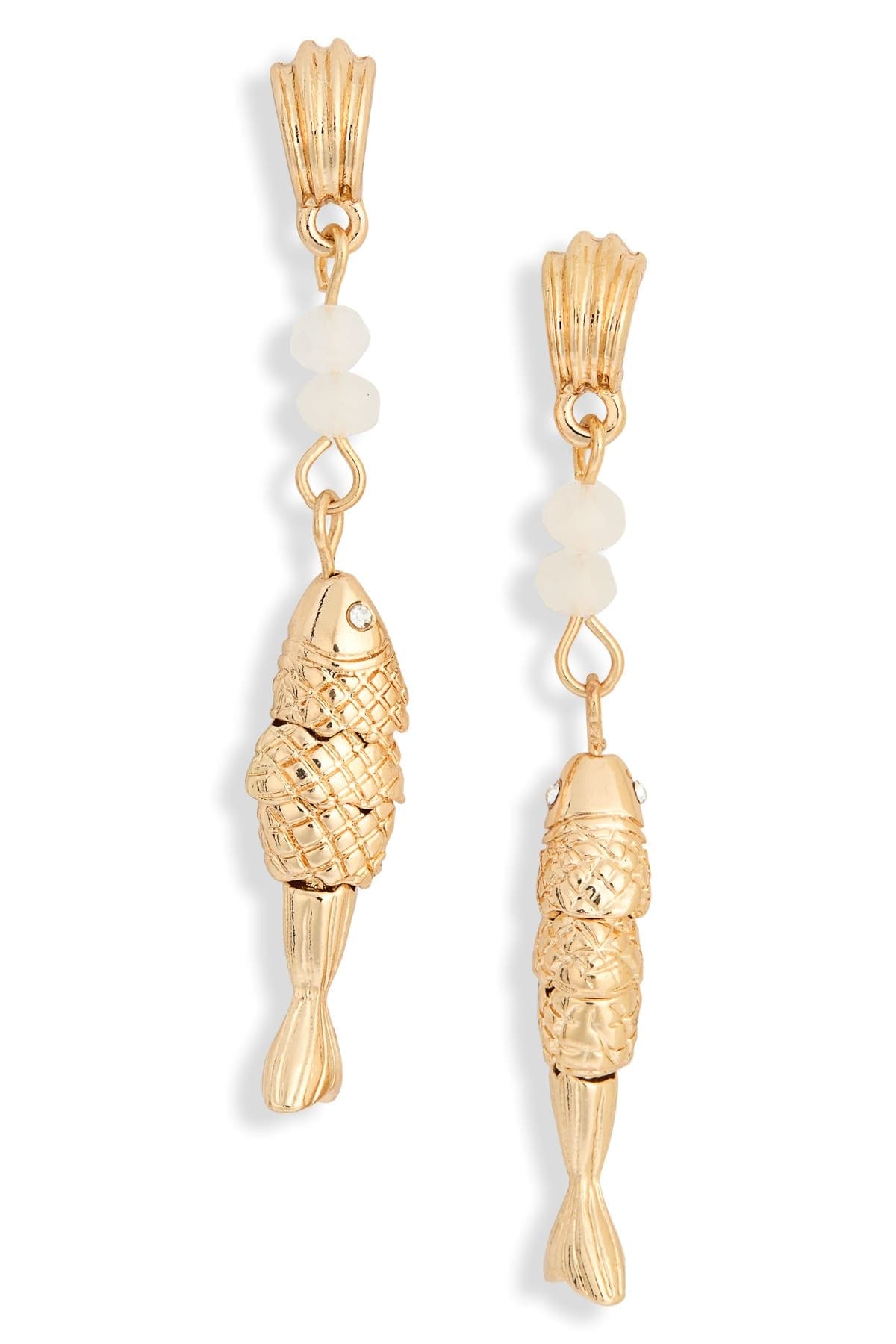 NORDSTROM RACK Beaded Fish Drop Earrings