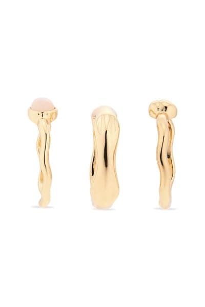 NORDSTROM RACK Set of 3 Molten Rings 2
