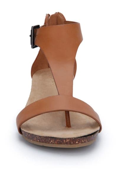 Reaction Kenneth Cole Great Gal T-Strap Sandal — Toffee 4