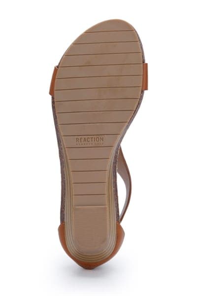 Reaction Kenneth Cole Great Gal T-Strap Sandal — Toffee 7