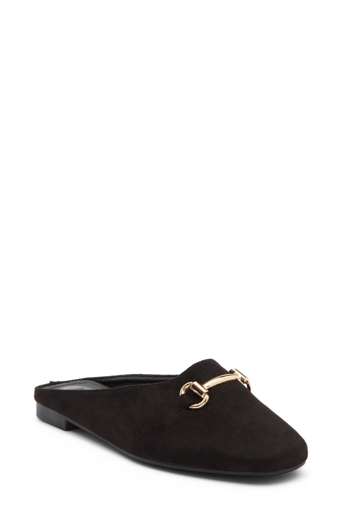 Wild Diva Lounge Paisley Mules — Black