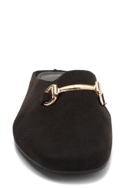 Wild Diva Lounge Paisley Mules — Black 3