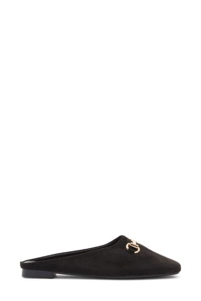 Wild Diva Lounge Paisley Mules — Black 4