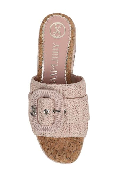 Sam & Libby Crysta Platform Slide Sandal — Light Mauve Mist 6