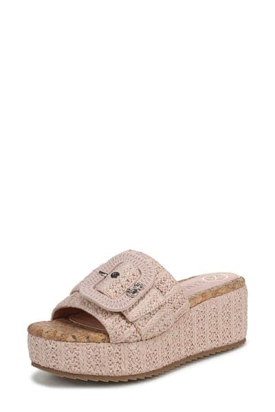 Sam & Libby Crysta Platform Slide Sandal — Light Mauve Mist 8
