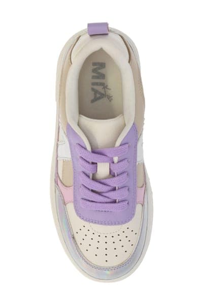 MIA Kids' Sierrha Sneaker — Lavander/Off White 4