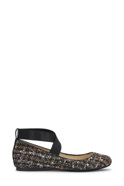 Jessica Simpson Manday Ankle Strap Ballet Flat — Black 5