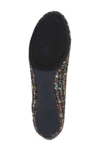 Jessica Simpson Manday Ankle Strap Ballet Flat — Black 7