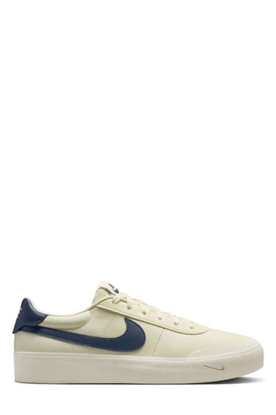 Nike Court Shot Low Top Sneaker — Coconut Milk/Midnight Navy 3