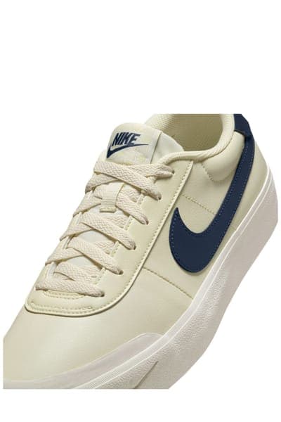 Nike Court Shot Low Top Sneaker — Coconut Milk/Midnight Navy 7
