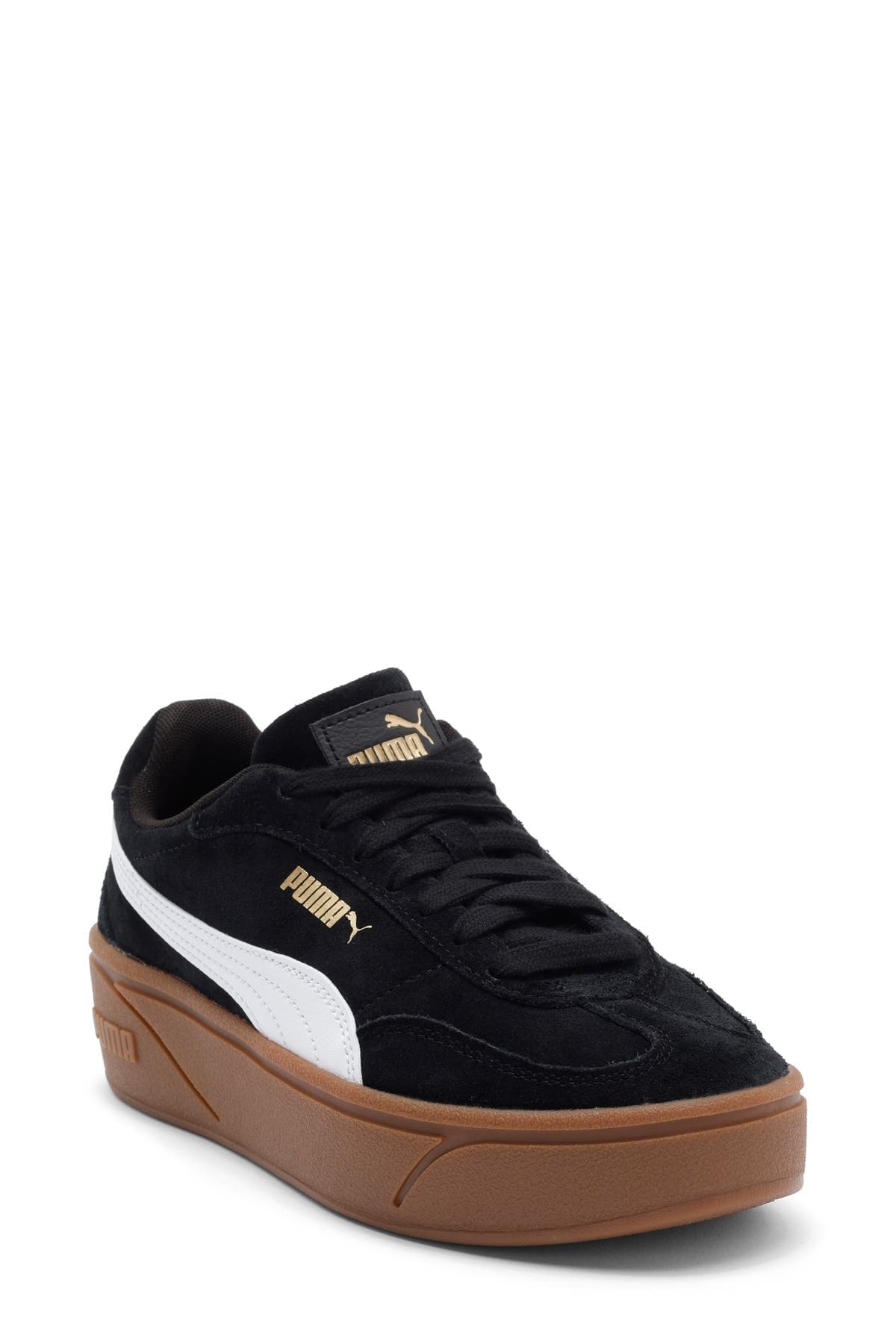 Puma Club II Era Platform Sneaker — Puma Black/Puma White
