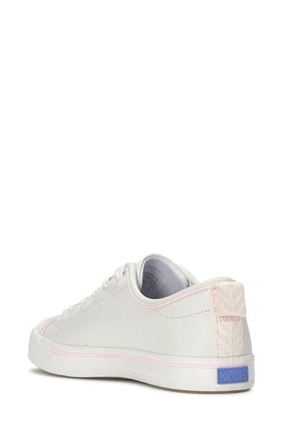 Keds® Cruise Leather Sneaker — White/Pink B 2
