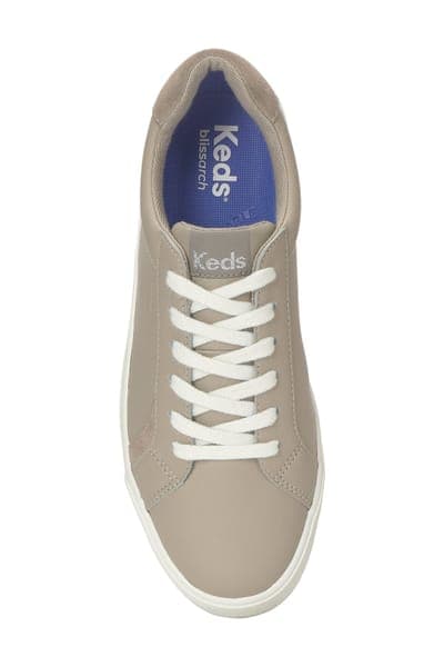 Keds Pursuit Leather Sneaker — Taupe 5
