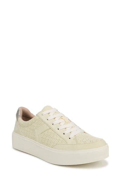 Dr. Scholl's Madison Lace Up Sneaker — Butter Yellow 1