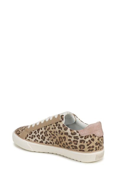 Dr. Scholl's Offline Lace Up Sneaker — Tan Leopard Faux Leather 2