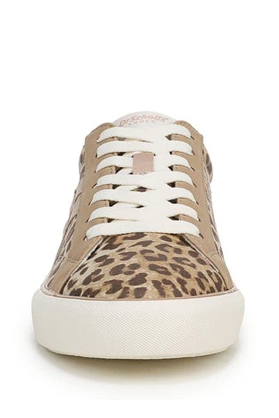 Dr. Scholl's Offline Lace Up Sneaker — Tan Leopard Faux Leather 3