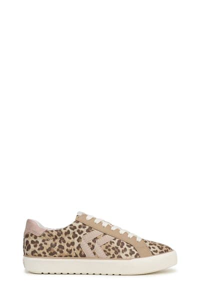 Dr. Scholl's Offline Lace Up Sneaker — Tan Leopard Faux Leather 5