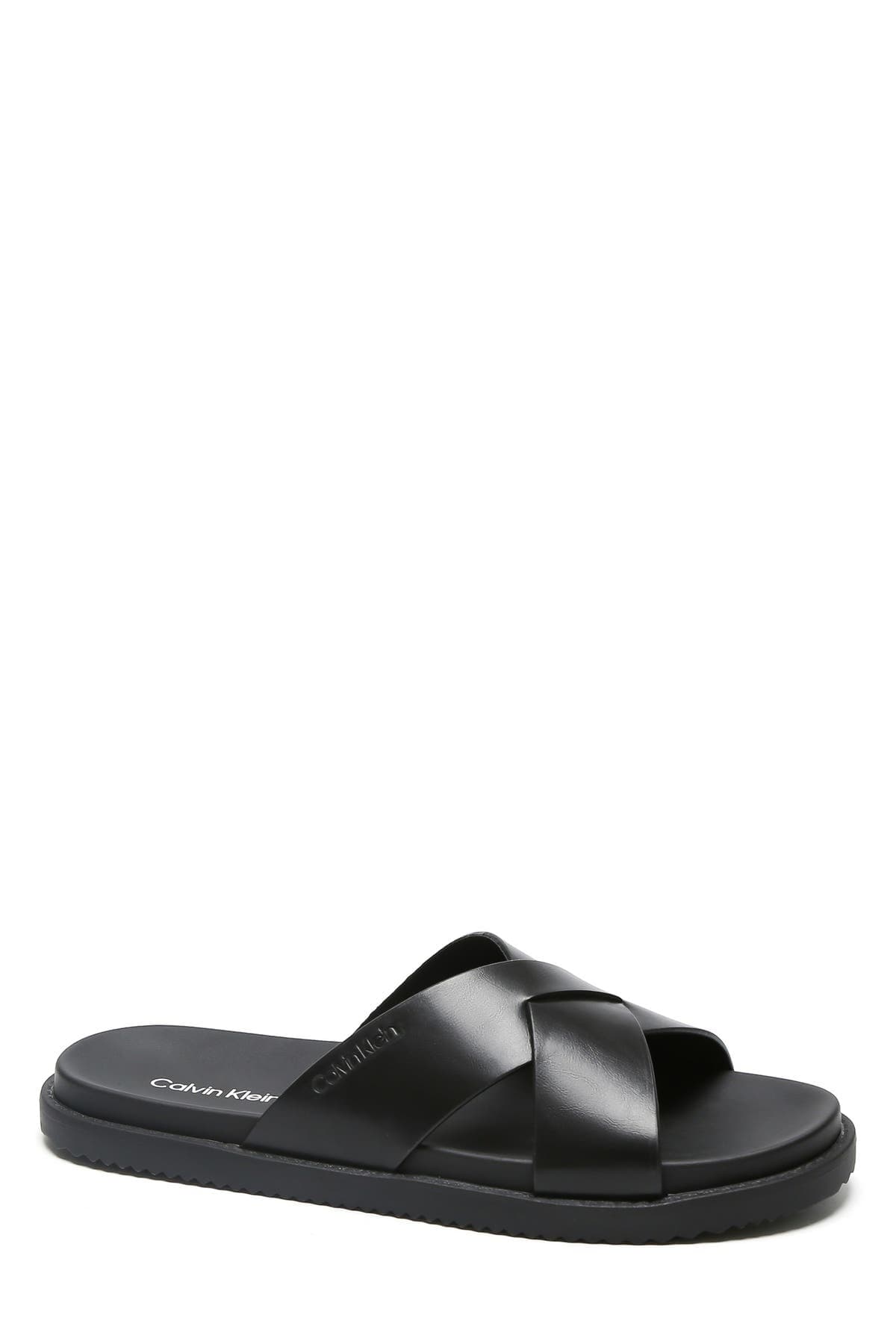 Calvin Klein Lusako Slide Sandal — Black