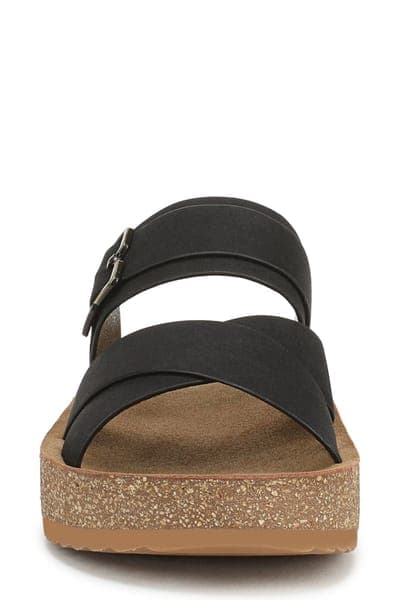 Happy Day Wedge Sandal — Black 3