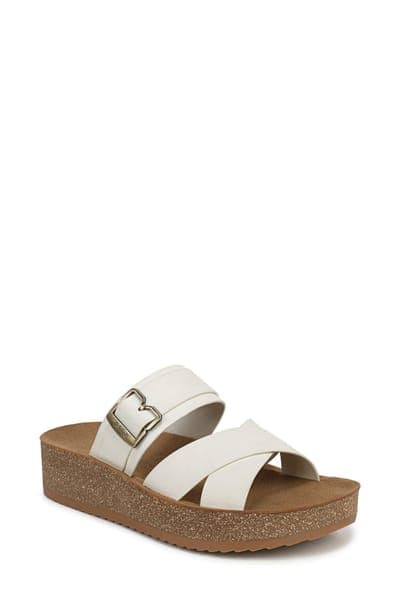 Happy Day Wedge Sandal — Off White 1