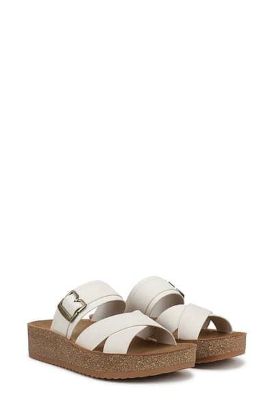 Happy Day Wedge Sandal — Off White 9