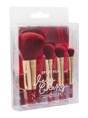 SPECTRUM Very Cherry 4-Piece Mini Makeup Brush Set 3