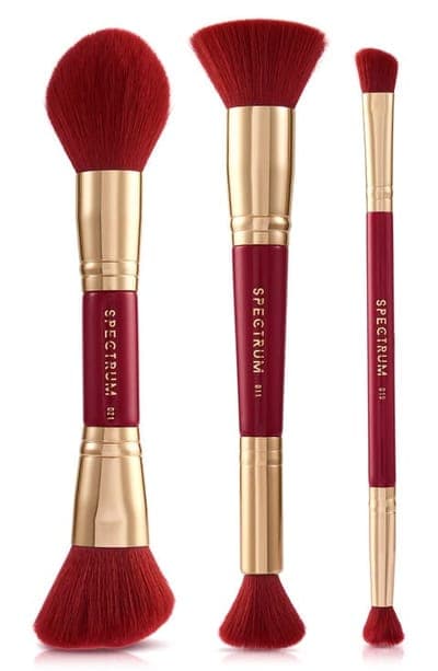 SPECTRUM Very Cherry 3-Piece Makeup Brush Gift Set 1
