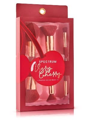 SPECTRUM Very Cherry 3-Piece Makeup Brush Gift Set 5
