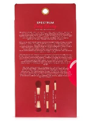 SPECTRUM Very Cherry 3-Piece Makeup Brush Gift Set 6