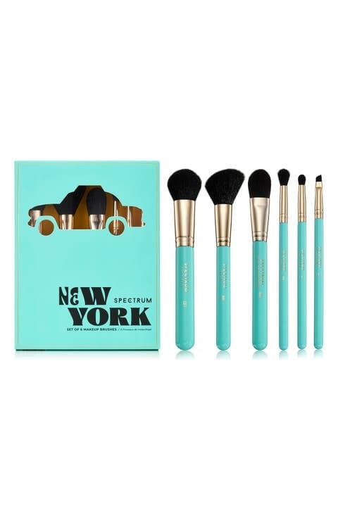 SPECTRUM The Travel Collection New York Travel Book 6-Piece Makeup Brush Set
