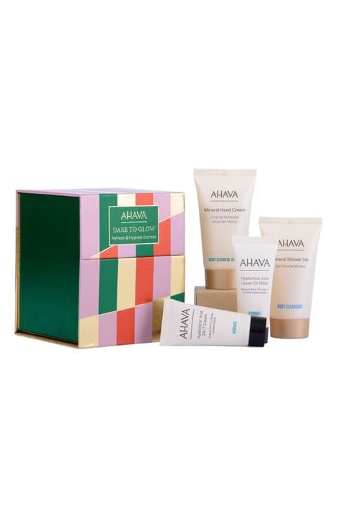 AHAVA Dare to Glow Refresh & Hydrate Express 4-Piece Set $27 Value