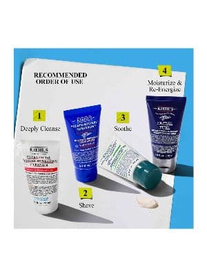 Kiehl's Since 1851 Get Up & Groom Shaving Gift Set $92 Value 5