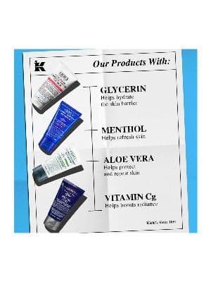 Kiehl's Since 1851 Get Up & Groom Shaving Gift Set $92 Value 3