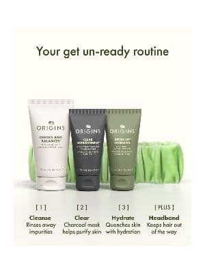 Origins Unplug N Unwind Skin Care Set $41 Value 4