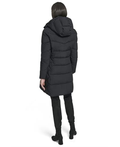 Women's Collar Hooded Puffer Coat 2