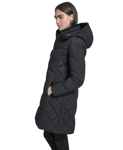 Women's Collar Hooded Puffer Coat 4