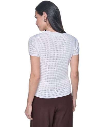 Women's Crewneck Short-Sleeve Sweater 2