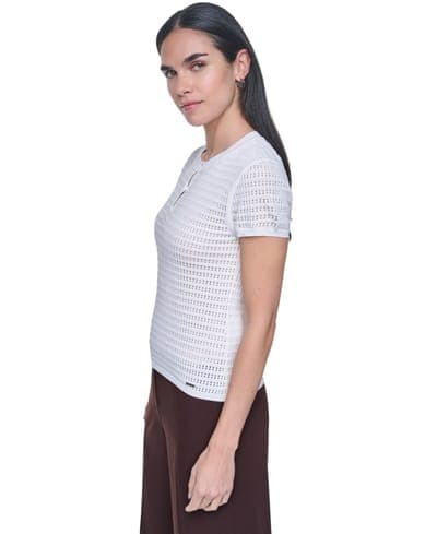Women's Crewneck Short-Sleeve Sweater 3