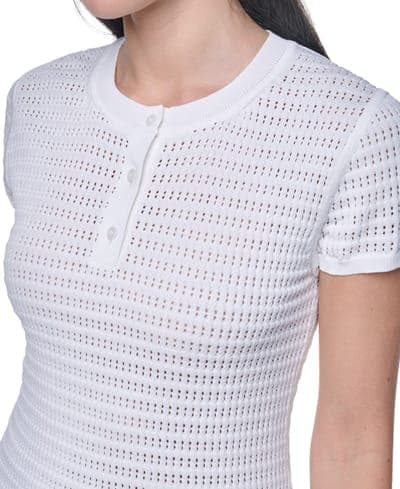 Women's Crewneck Short-Sleeve Sweater 4