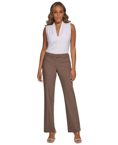 Women's Modern Fit Trousers, Regular & Petite 5